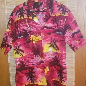 Mens Hawaii Aloha Button Down and Short Set